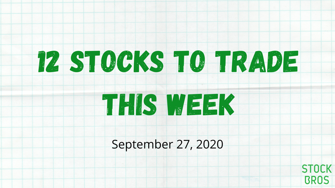 12 Stocks to Watch This Week - September 27, 2020 Stock Watchlist